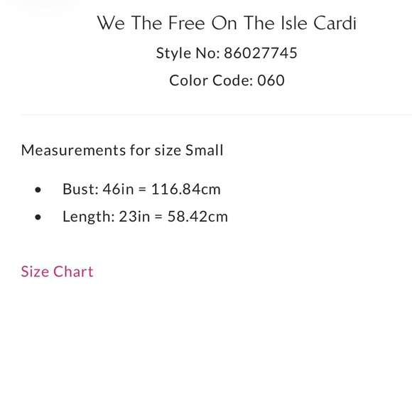 NWT Free People We the Free on the Isle Red Cardigan - Picture 8 of 9